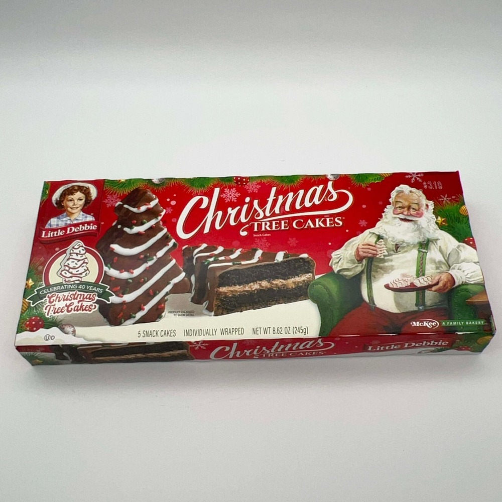 Little Debbie Christmas Tree Cakes Snack Cakes‎ 5 Individually Wrapped Red Box